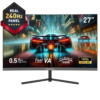 Gamebooster 27" Gb-27C240Ff 240Hz Fast Va 0.5Ms Fhd Curved - Görsel 3
