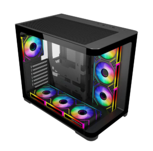 Gamebooster Gb-G2852B Curved Temperli Camlı 7*Argb Fan Seaview