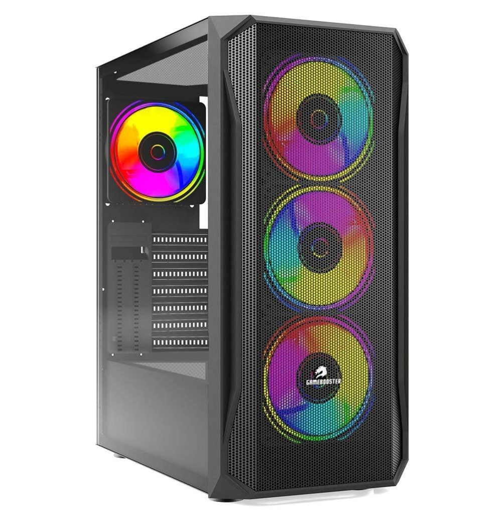 Gamebooster Gb-T005Mb Usb3.0 Rgb Fan Mesh Panel Siyah Kasa KKTC