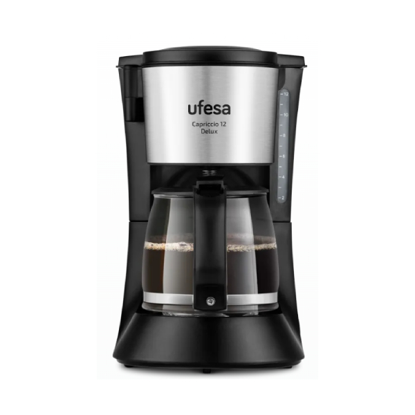 UFESA CG7125 Capriccio 12 Delux Filtre Kahve Makinesi, Siyah