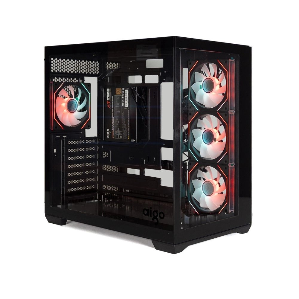 Kasa Aigo C280 Siyah 750W 80+ Bronze Argb Mid Tower Kktc Kasa Aigo C280 Siyah 750W 80+ Bronze Argb Mid Tower Kktc