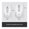 Logitech M650 L Signature Kablosuz Mouse Beyaz 910-006238