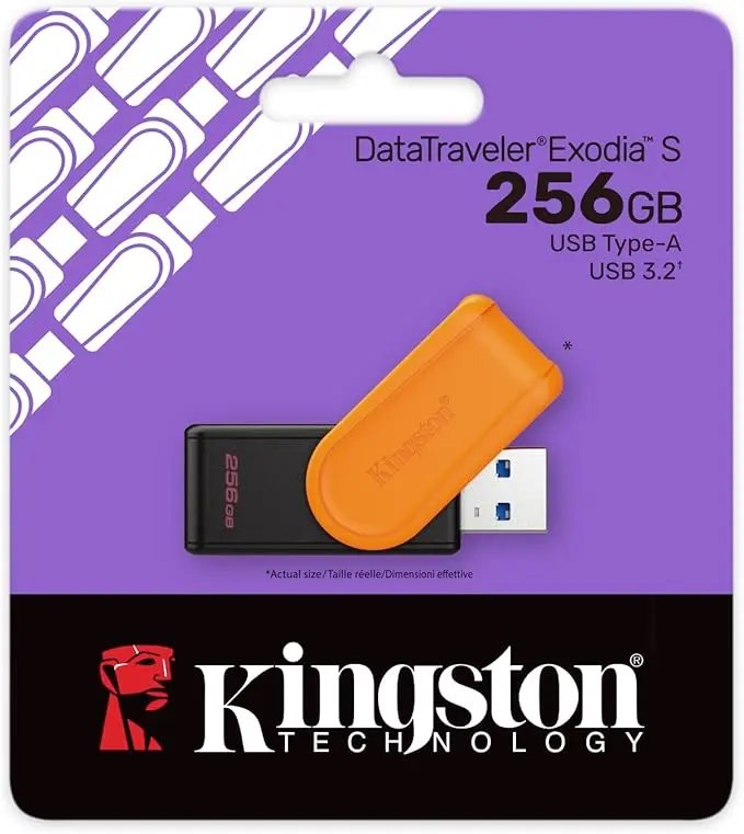 Kingston Exodia 3.2 Gen1 256gb Usb Bellek