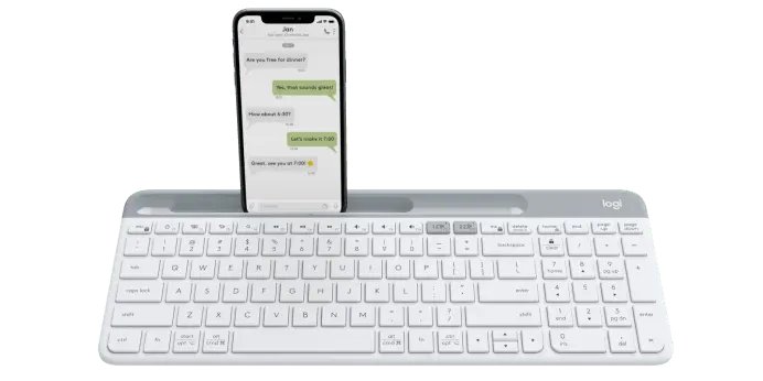 Logitech K580 Slim Multi-device Kablosuz Klavye Beyaz