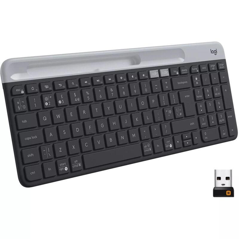 Logitech K580 Slim Multi-device Kablosuz Klavye Siyah