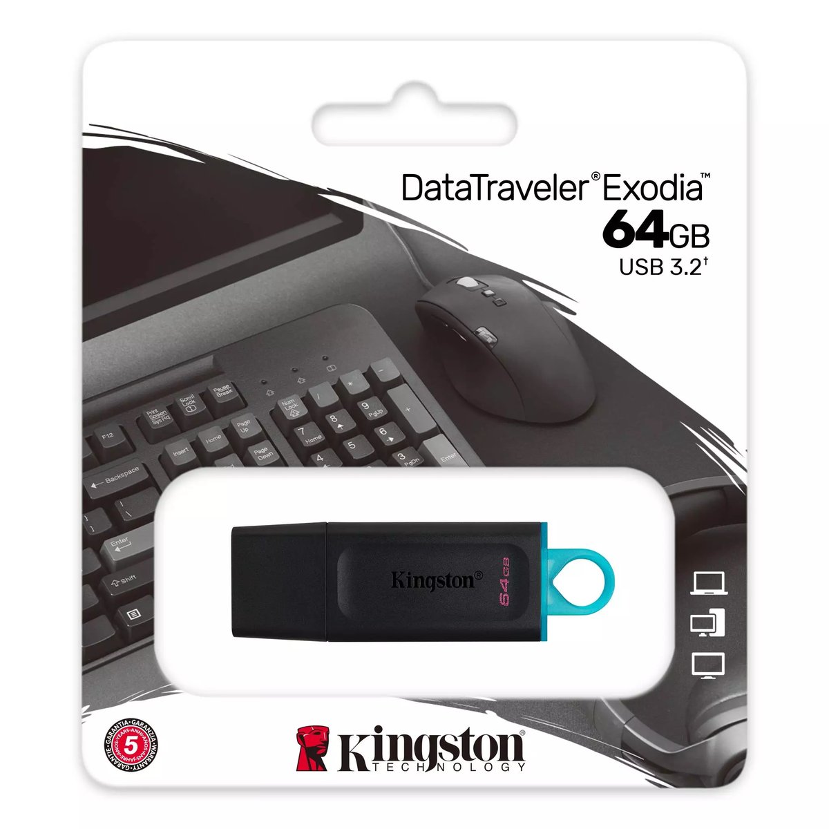 Merkez_St00114_1 Kingston Dtx 64Gb Gen1 3.2 Usb Bellek