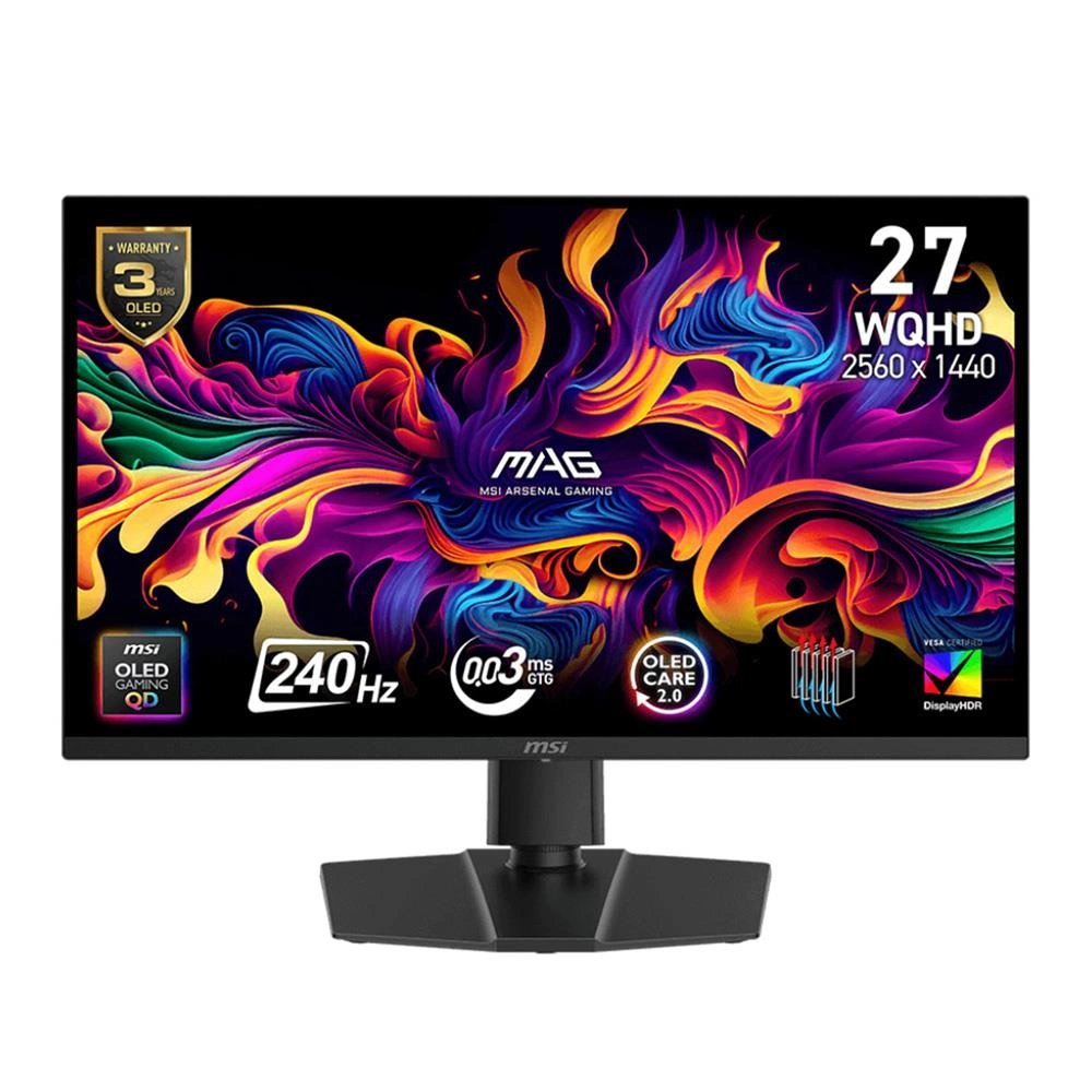 Monitör Msi 26.5&Amp;Quot; Mag 273Qp Qd-Oled X24 Flat 0.03Ms 240Hz Wqhd Kktc Monitör Msi 26.5&Amp;Quot; Mag 273Qp Qd-Oled X24 Flat 0.03Ms 240Hz Wqhd Kktc