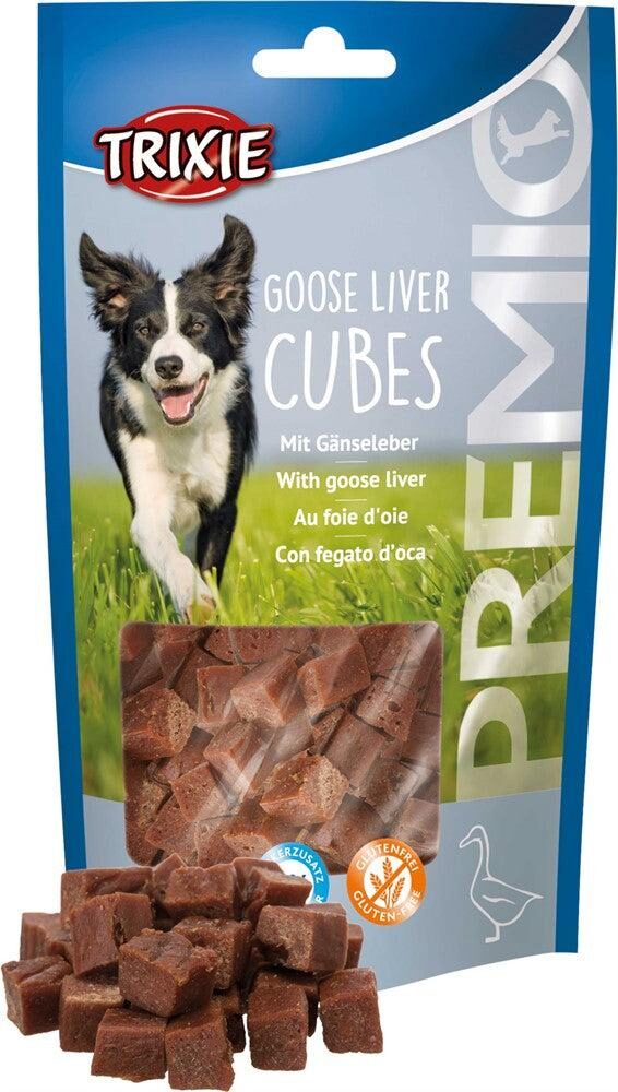 Trixie-Trixie Goose Liver Cubes Ödül 100G Köpek Ödül Mamaları-kktc