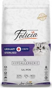 Felicia Sterlised Urinary Salmon 2Kg Kedi Kuru Maması