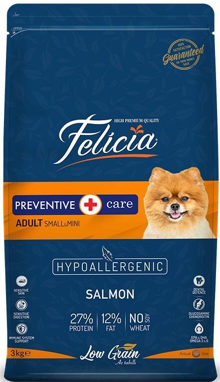 Felicia-Felicia Small&Mini Adult Salmon 3Kg Köpek Kuru Maması-kktc