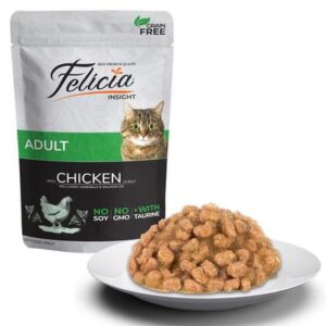 Felicia Chicken Adult Pouch 85Gr Kedi Ödül Mamaları