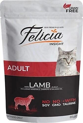 Felicia-Felicia Adult Lamb Ödül 85G Kedi Ödül Mamaları-kktc