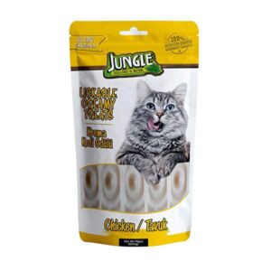 Jungle Lickable Creamy Treats Chicken Kedi Ödül Mamaları