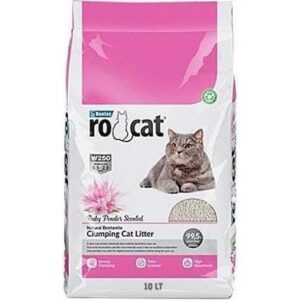 Ro Cat-Ro Cat Bebek Pudrali Kedi̇ Kumu 10L Kedi Kumu Ve Koku Gidericileri-Kktc