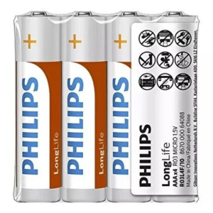 Philips R03L4F/10 Longlife Çinko Aaa 4Lü Pil KKTC