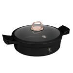 Berlinger Haus - Black Rose Koleksiyonu Kapaklı sığ tencere 28cm BH-1455