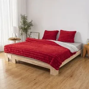 Soff Rabbit Fur Düvet Nevresim Takımı Kışlık