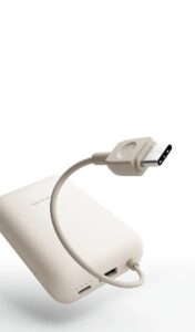 Xiaomi Power Bank 10000mah Dahili Kablolu Bej Gl 58477