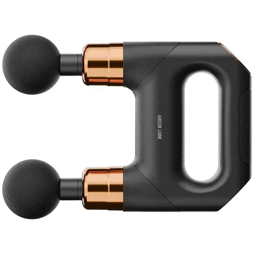 Green Lion Vibe Pro Çift Başlı Masaj Tabancası - Siyah Gnvdumsgunbk