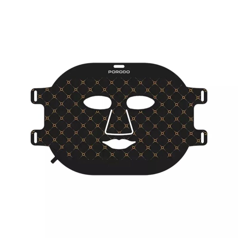 Porodo Yumuşak Silikon 7 Renkli Işık Terapili Led Yüz Maskesi - Siyah Pd-lfst099-bk