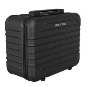 Porodo Led Işıklı Aynalı Makyaj Çantası (abs+pc) - Siyah Pdlfst182bk