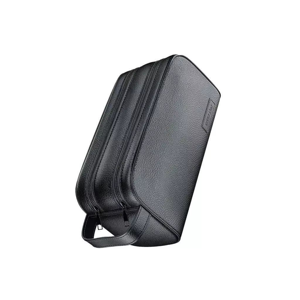 Green Lion Coral Portföy El Çantası 2 Fermuarlı - Siyah Gncrlclbagbk