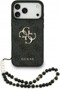 Guess 4g Pu Deri Kılıf (büyük 4g & Klasik Logolu) iPhone 17 Pro Max - Siyah Guhcp17xp4gmgsk