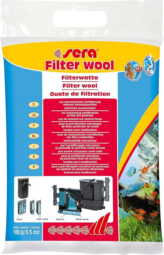 Sera-Sera Filter Wool 100Gr Balık Filtre ve Malzemeleri-kktc