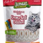 Jungle Li̇ckable Treat For Cat Cream Mi̇x 9-14 Kedi Ödül Mamaları
