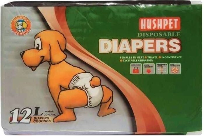 Hushpet-Hushpet Di̇apers L Köpek Tuvalet Ekipmanları-kktc