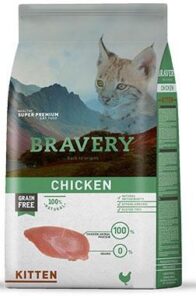 Bravery Kitten Chicken 2Kg Kedi Kuru Maması