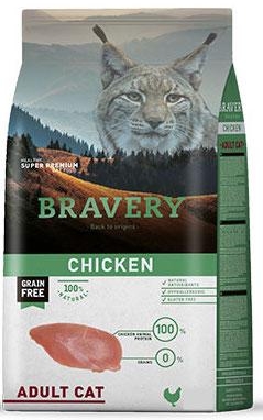 Bravery Adult Chicken Cat 2Kg Kedi Kuru Maması