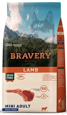 Bravery Mini Adult Lamb 2Kg Köpek Kuru Maması