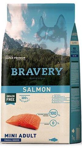 Bravery-Bravery Mini Adult Salmon 2Kg Köpek Kuru Maması-kktc