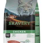 Bravery Sterlised Chicken 7Kg Kedi Kuru Maması