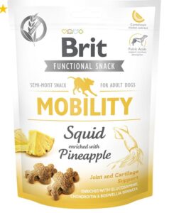 Brit Care Funtional Snacky Mobility Squid 150G Köpek Ödül Mamaları