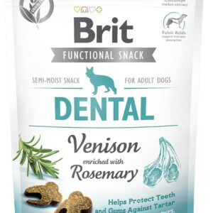 Brit Care Functional Snack Dental Venison 150G Köpek Ödül Mamaları