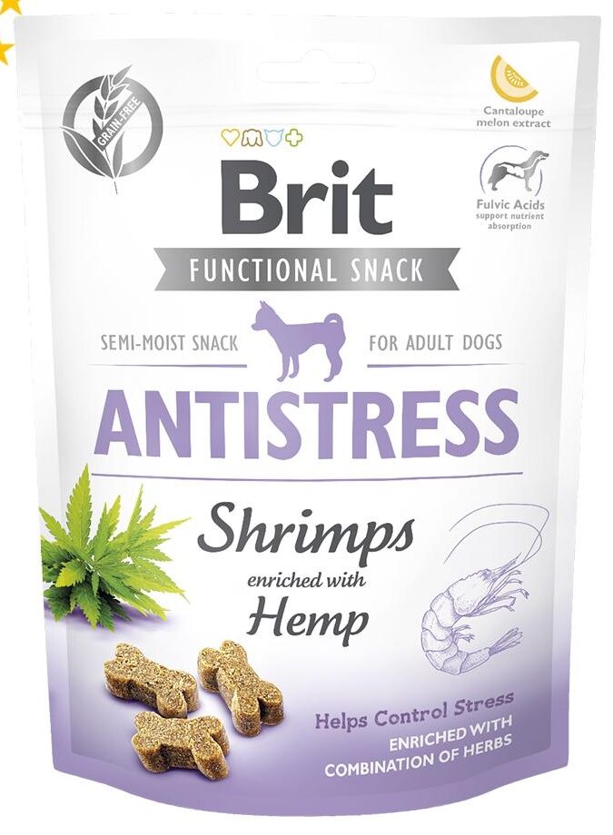 Brit Care-Brit Care Functional Snack Antistress Shrimps 150G Köpek Ödül Mamaları-kktc
