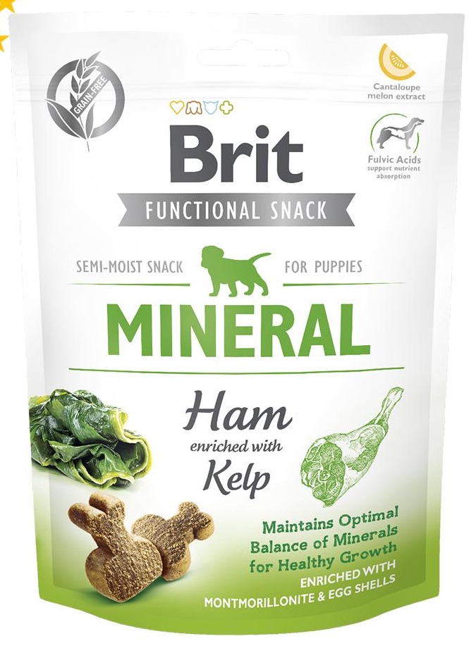 Brit Care Functional Snack Mineral Ham For Puppies 150G Köpek Ödül Mamaları
