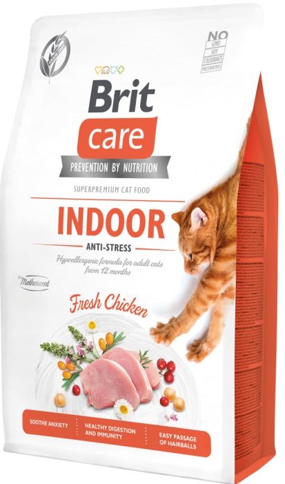 Brit Care Cat Grain Free Indoor Antistress 2Kg Kedi Kuru Maması