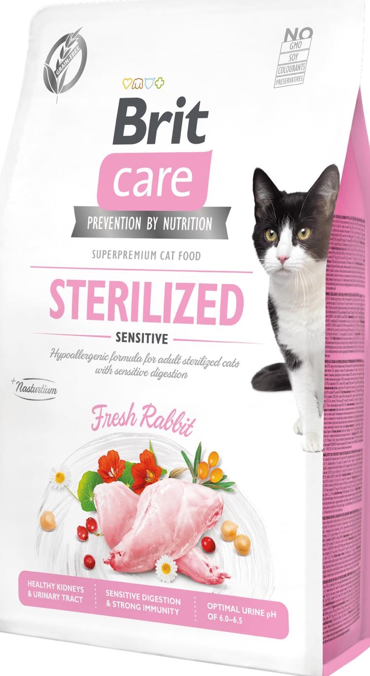 Brit Care Grainfree Sterlised Sensitive 2Kg Kedi Kuru Maması