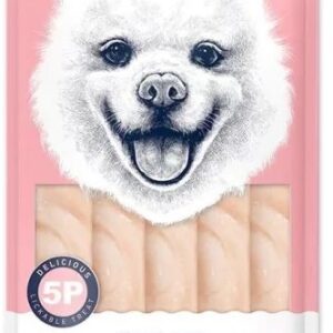 Wanpy Lickable Treat Salmon&Salmon Chicken For Dog 14G&5Pcs Köpek Ödül Mamaları