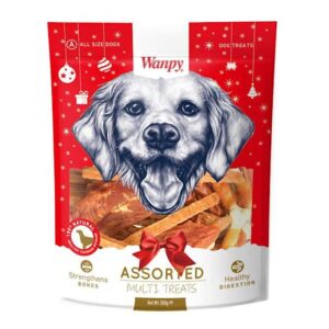 Wanpy-Wanpy Assorted Multi̇ Treat 300G Köpek Ödül Mamaları-kktc