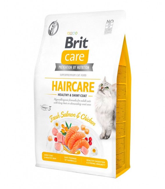 Brit Care Cat Grain Free Haircare Healty & Shi̇ny Coat 2Kg Kedi Kuru Maması
