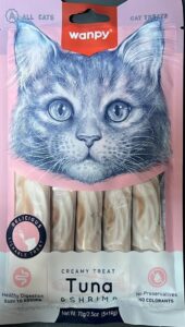 Wanpy Lickable Treat For Cat 14G&5 Pcs Tuna&Shri̇mp Kedi Ödül Mamaları