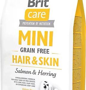 Brit Care Mini Grain Free Hair&Skin-Salmon Herring 7Kg Köpek Kuru Maması