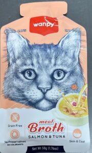 Wanpy Meat Broths Tuna &Salmon For Cat 50G Kedi Ödül Mamaları