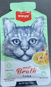 Wanpy Meat Broths Tuna For Cat 50G Kedi Ödül Mamaları