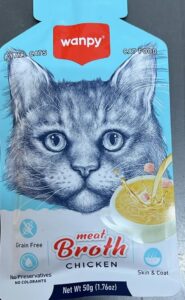 Wanpy Meat Broths Chicken For Cat 50G Kedi Ödül Mamaları