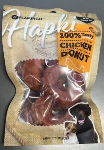 Flamingo Hapki Donut With Chicken 8G Köpek Ödül Mamaları